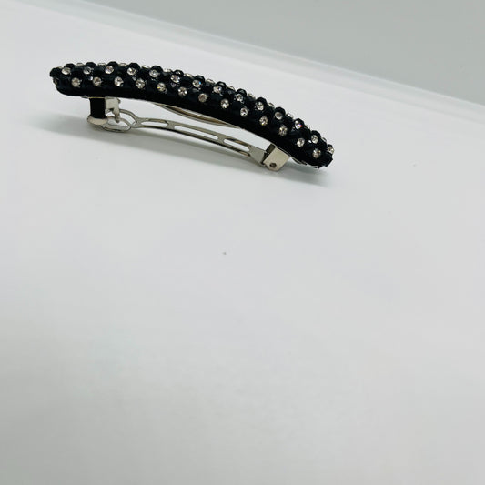 Black And White Hair Claw Clips Elegant Love Design Hair Barrettes Ornament Large Hair Catch Clips