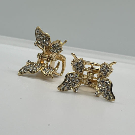 Butterfly Shaped Hair Claw Pair of two