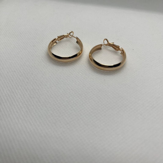 Hoop Earring Simple Beauty Gold Colour