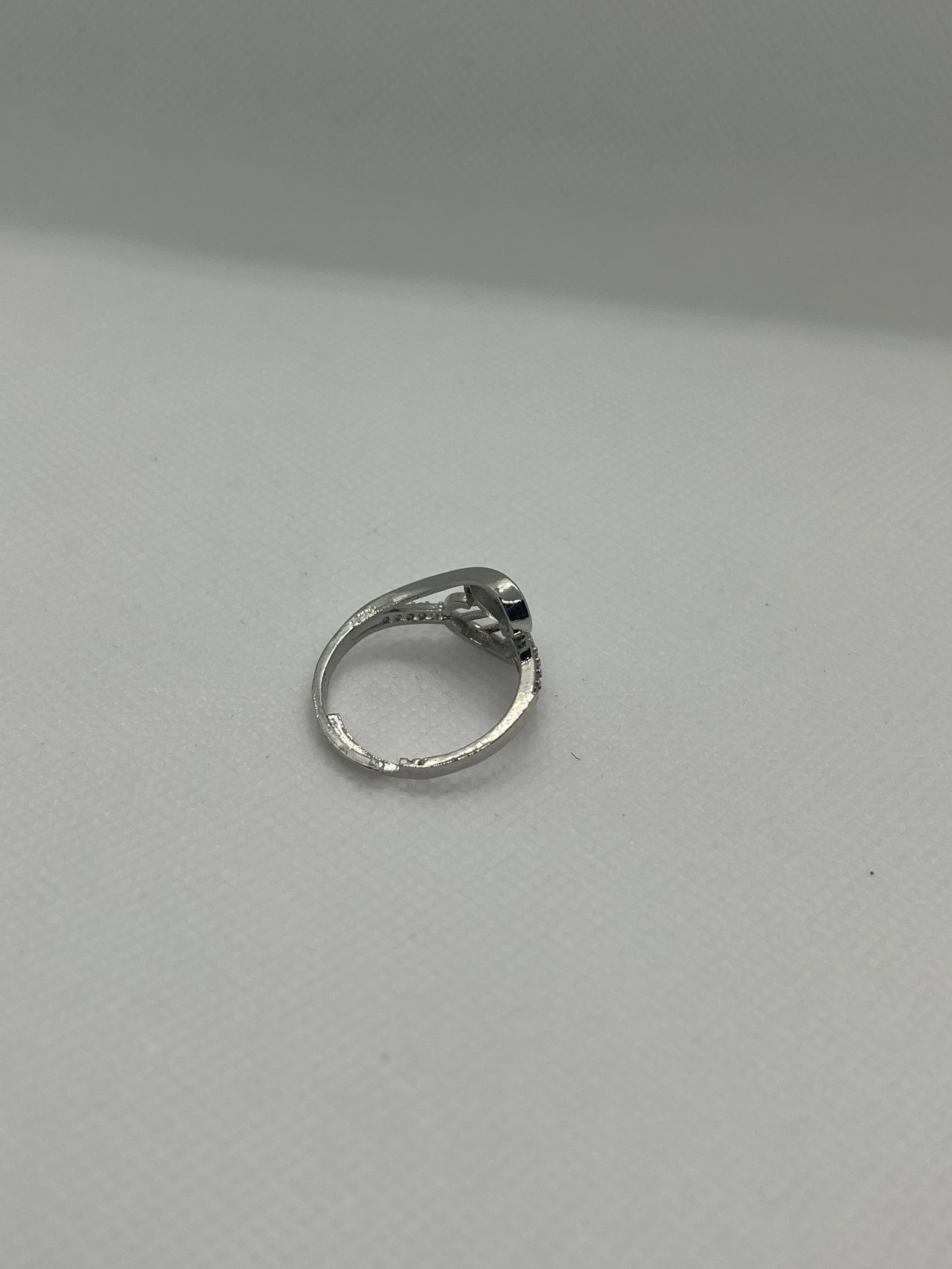 Blossom Emerald Silver Ring