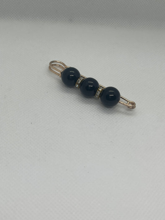 Black Brooch