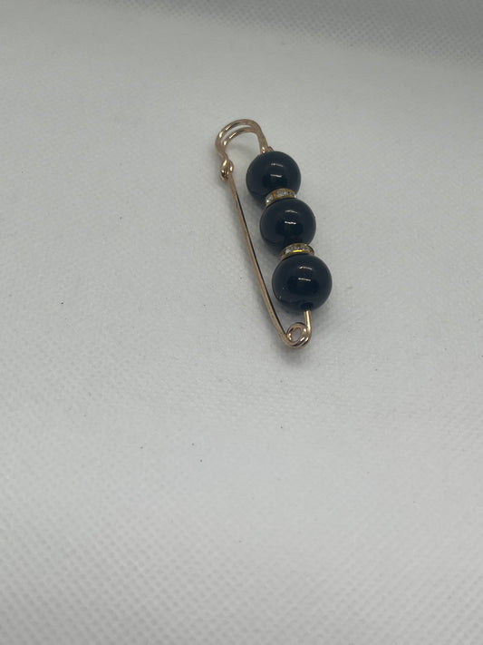 Black Brooch