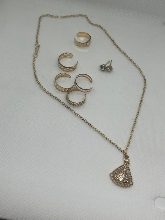 Necklace,Rings & Earrings