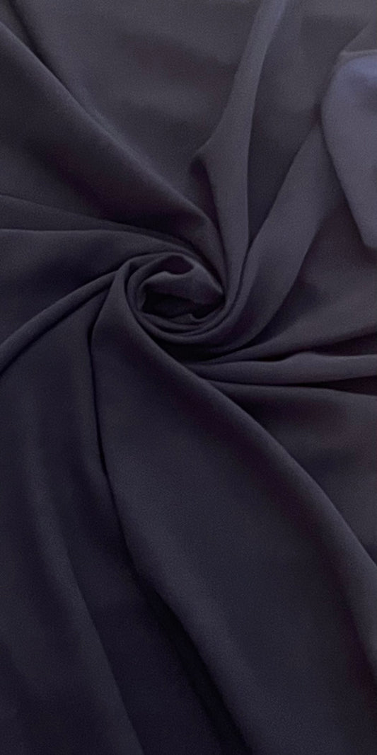 Georgette Chiffon- Navy Blue