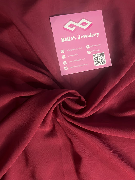 Georgette Chiffon -Rose Bud