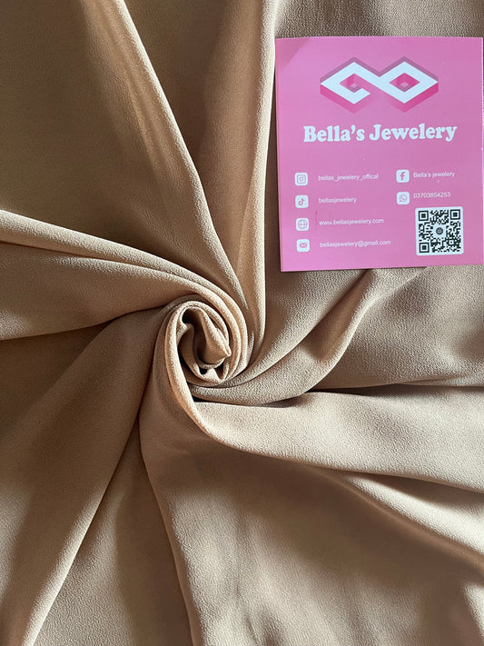 Georgette Chiffon-Skin Beige