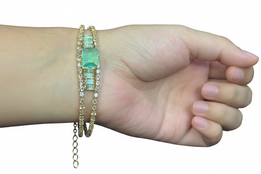 Aesthetic Green Bracelet