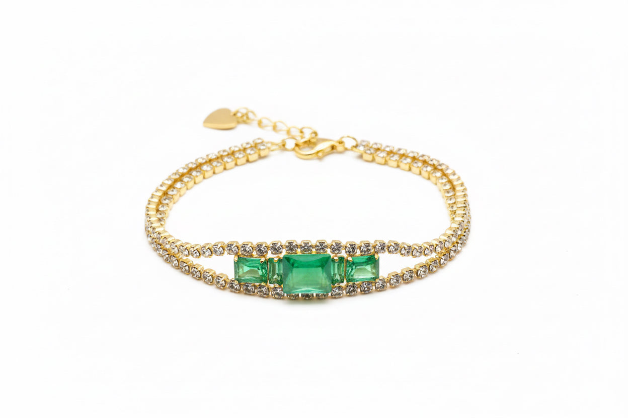 Aesthetic Green Bracelet
