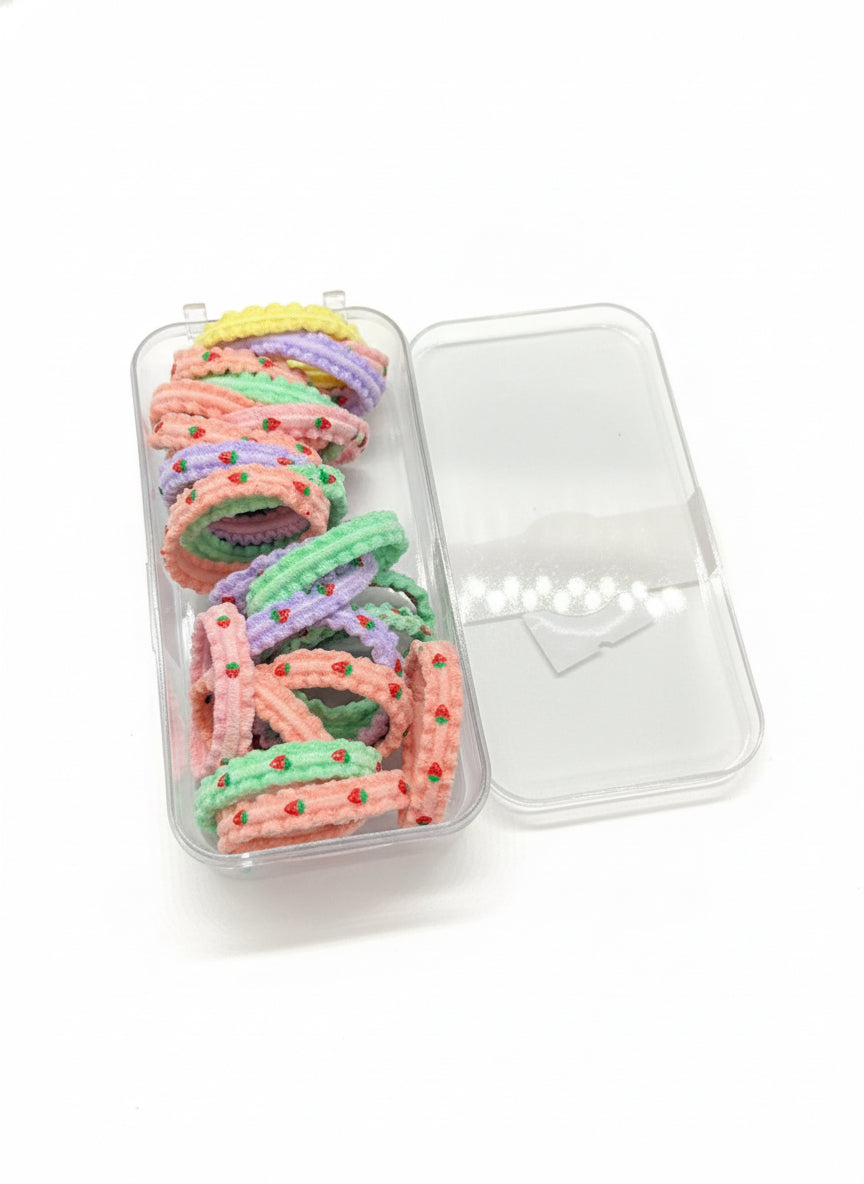 Crimped Elastic Hair Ties