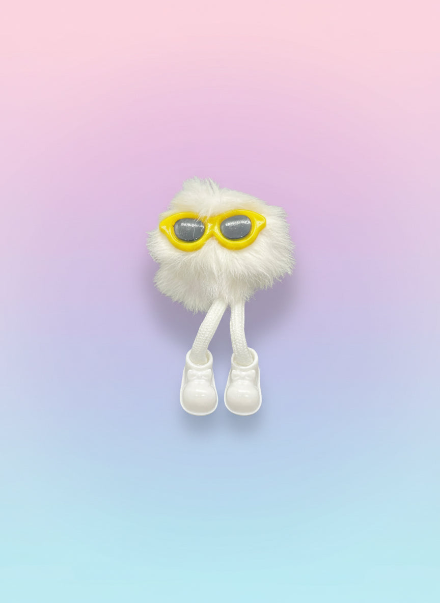 Fuzzy Trendsetter Keychain