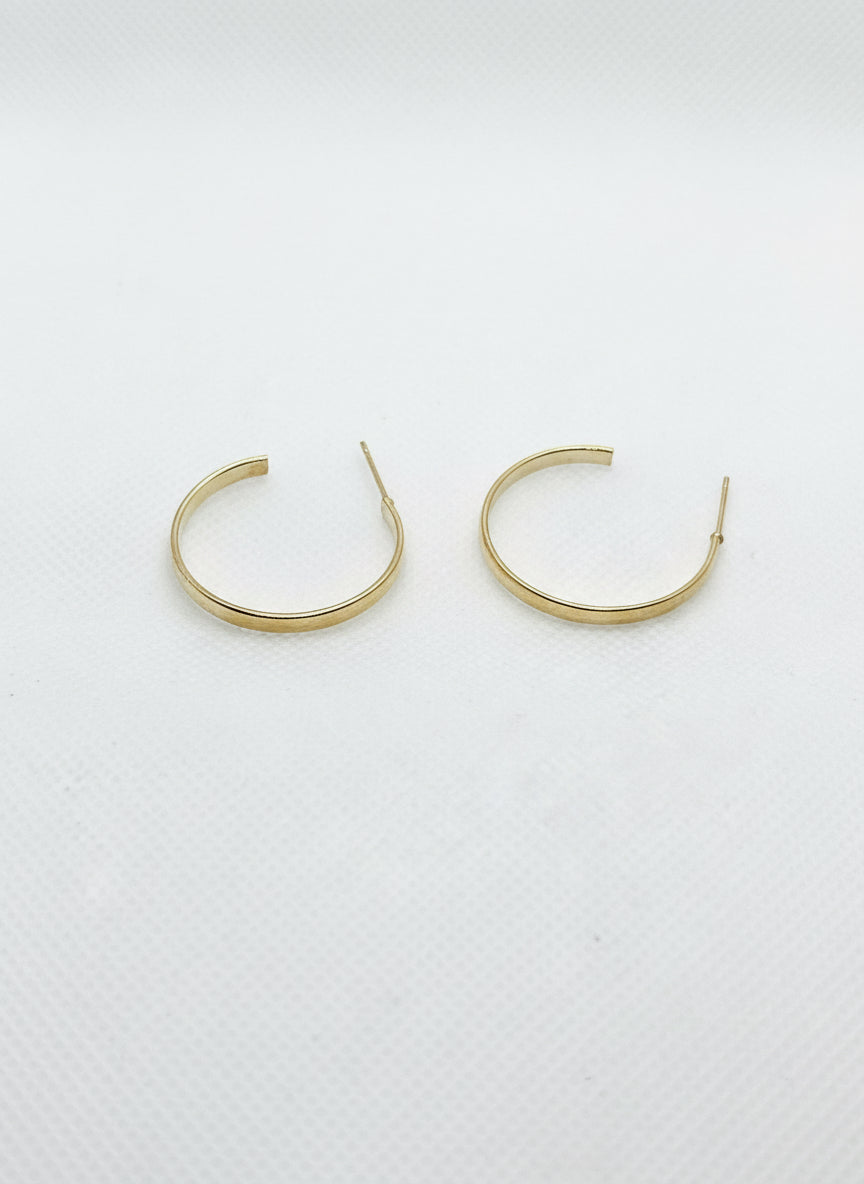 Timeless Shine Hoop Earrings