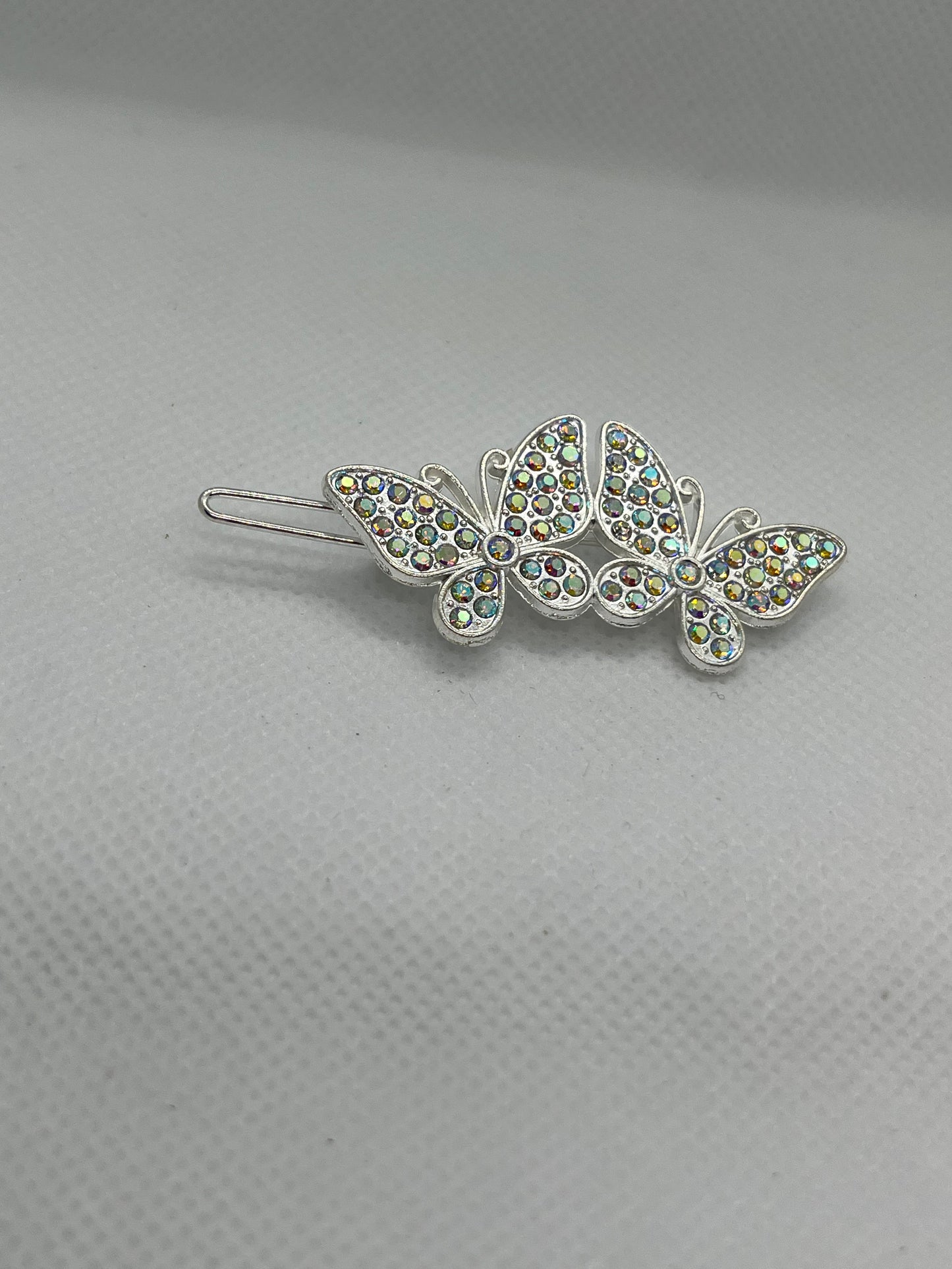 Rhinestone Butterfly Hair Pin