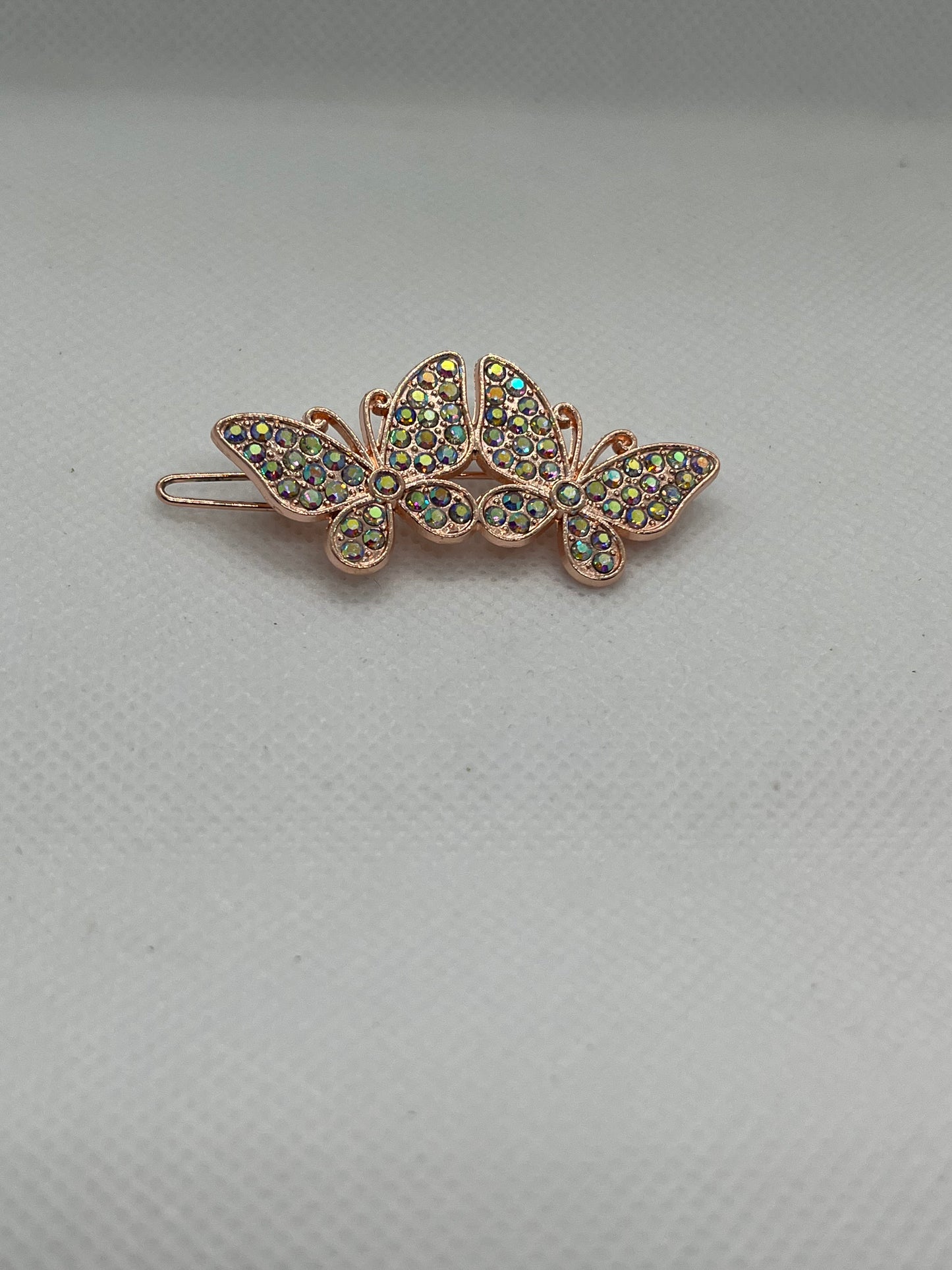 Rhinestone Butterfly Hair Pin