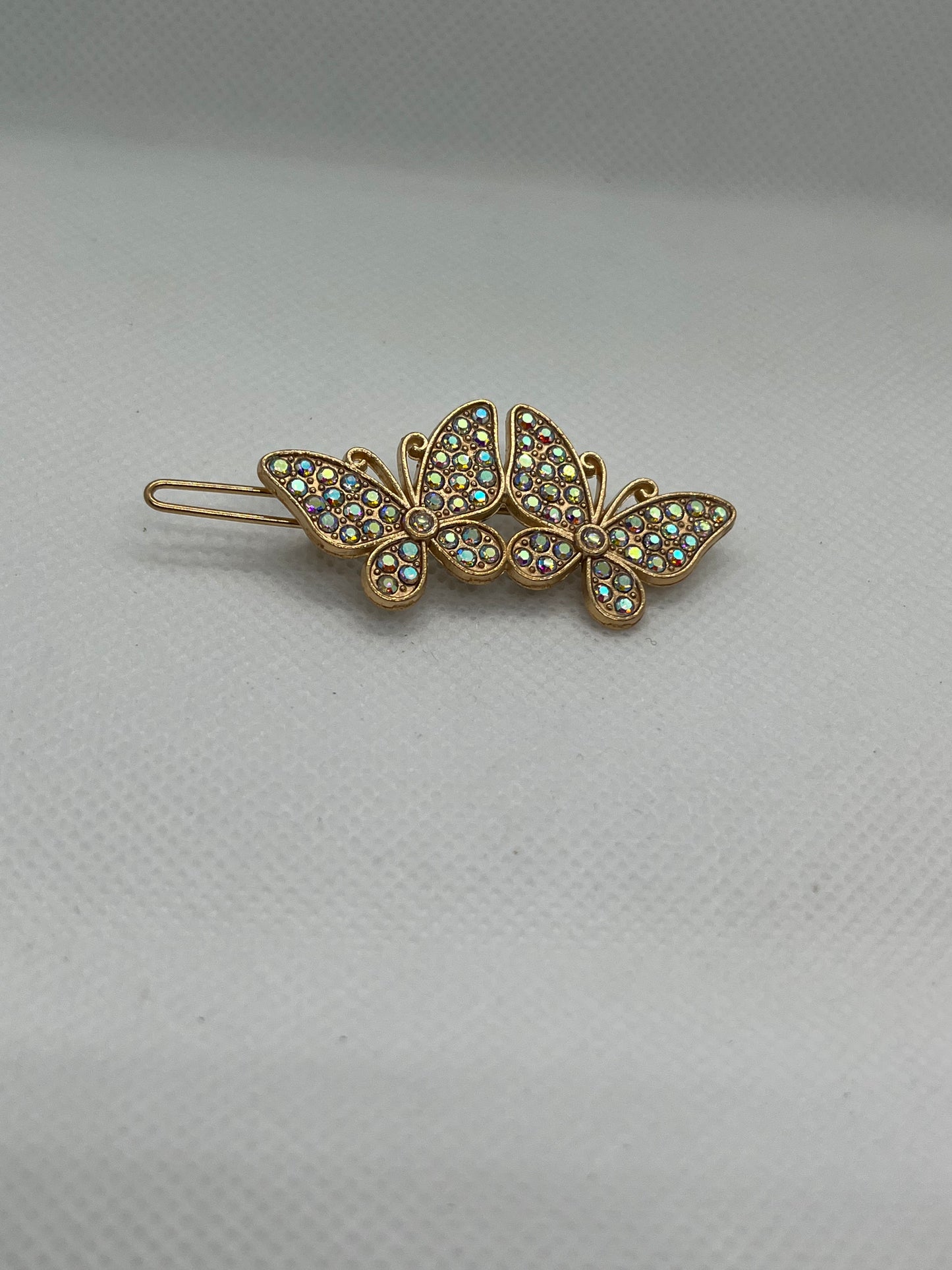 Rhinestone Butterfly Hair Pin