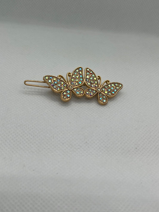 Rhinestone Butterfly Hair Pin