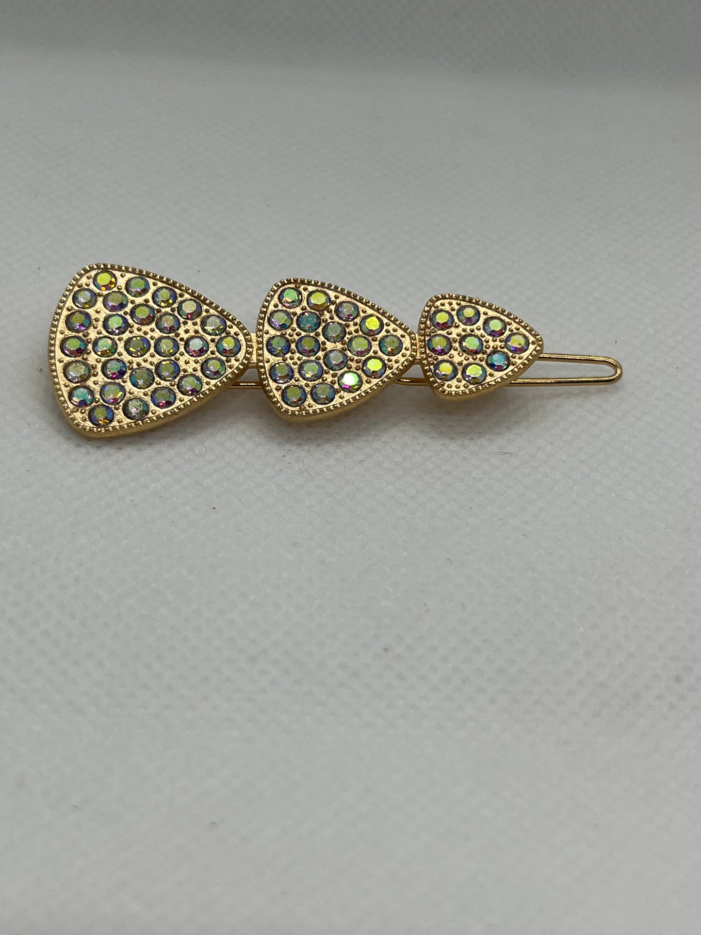 Shiny Rhinestone Metal Hair Clip For Women
