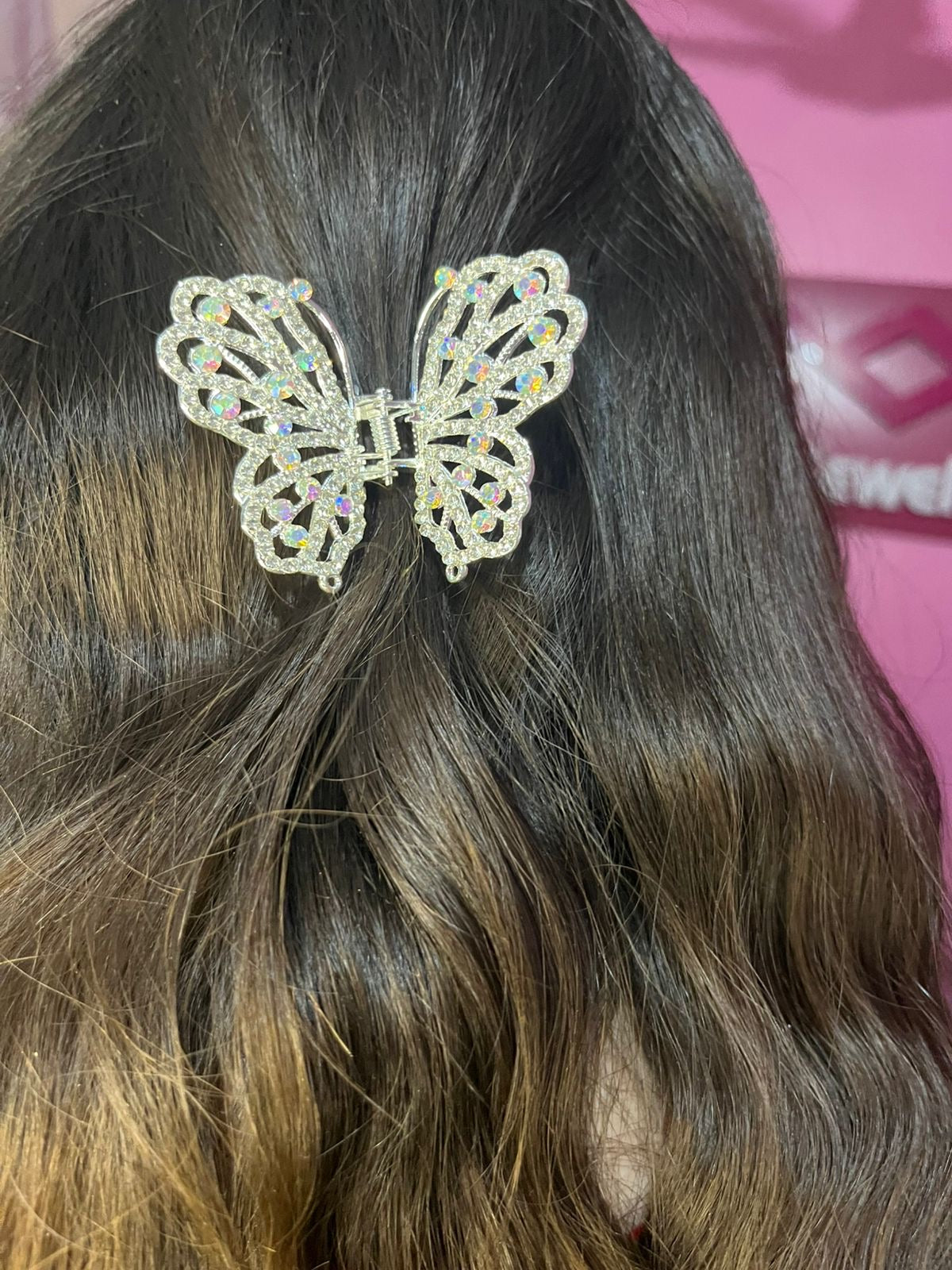 Butterfly Design Hair Claw