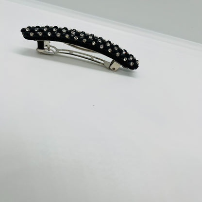 Black And White Hair Claw Clips Elegant Love Design Hair Barrettes Ornament Large Hair Catch Clips