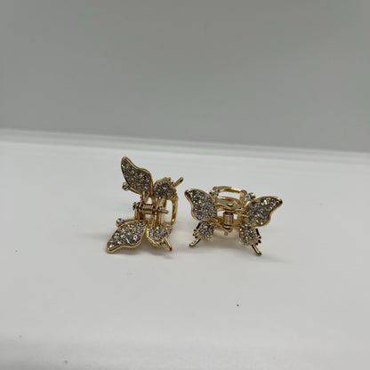 Butterfly Shaped Hair Claw Pair of two