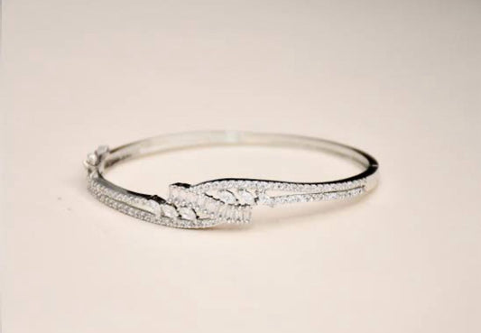 Elegant CZ Marquise and Round Cut Bracelet