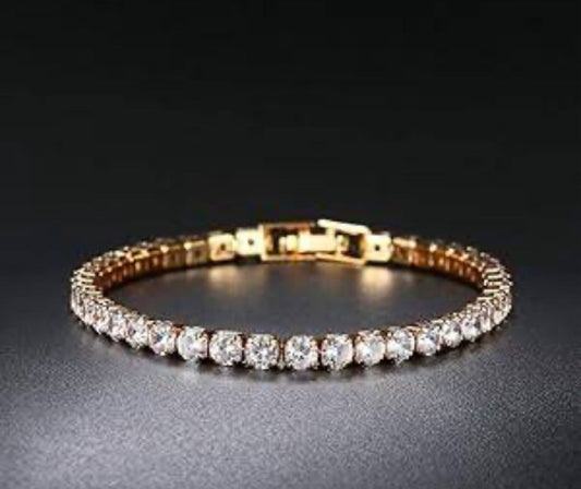 Classic Round Cut Diamond Tennis Bracelet