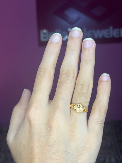 Flower Style Ladies Rings