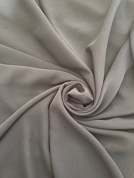Georgette Chiffon Silver Grey