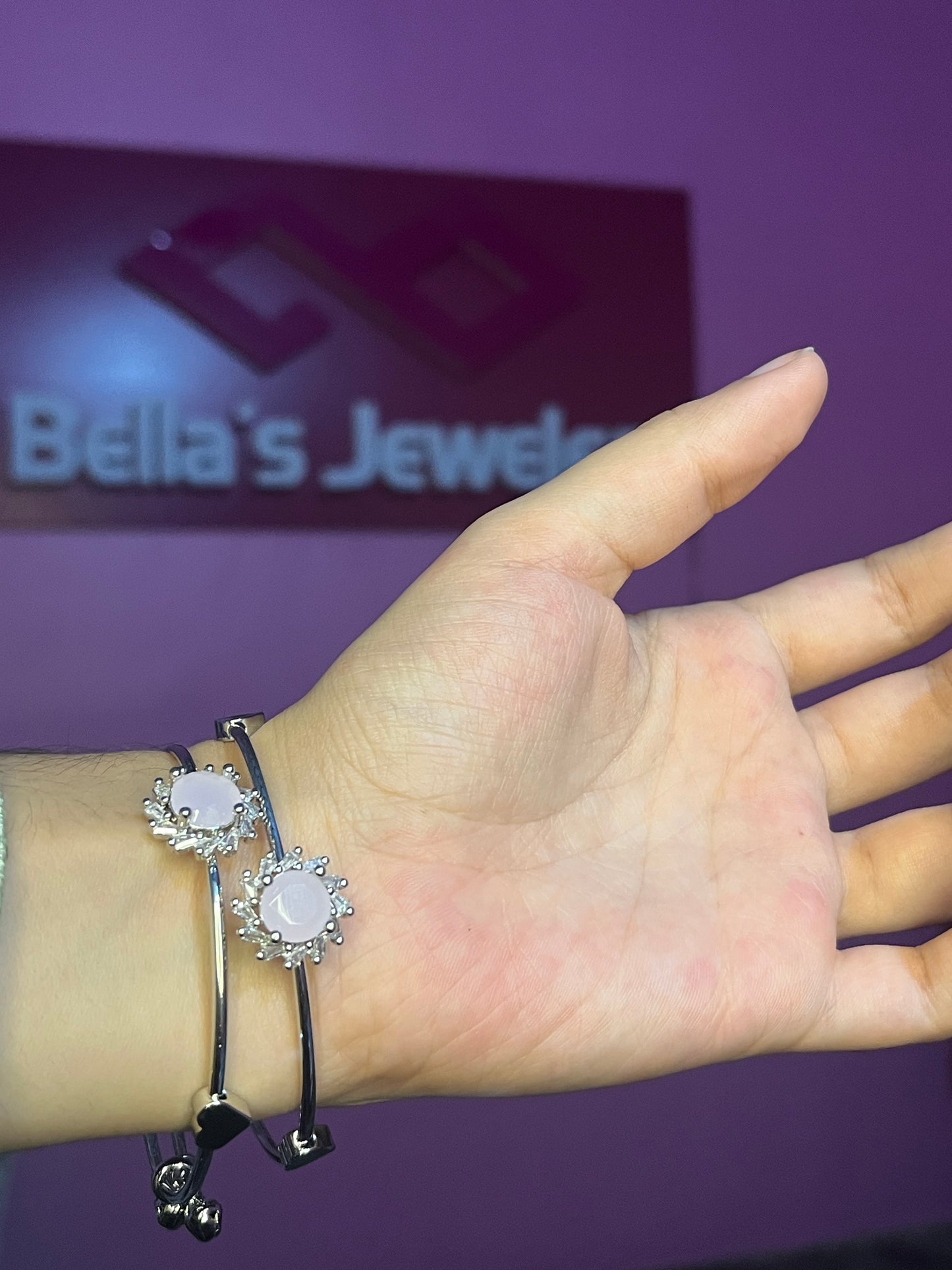 Silver Bangles Set Of Two