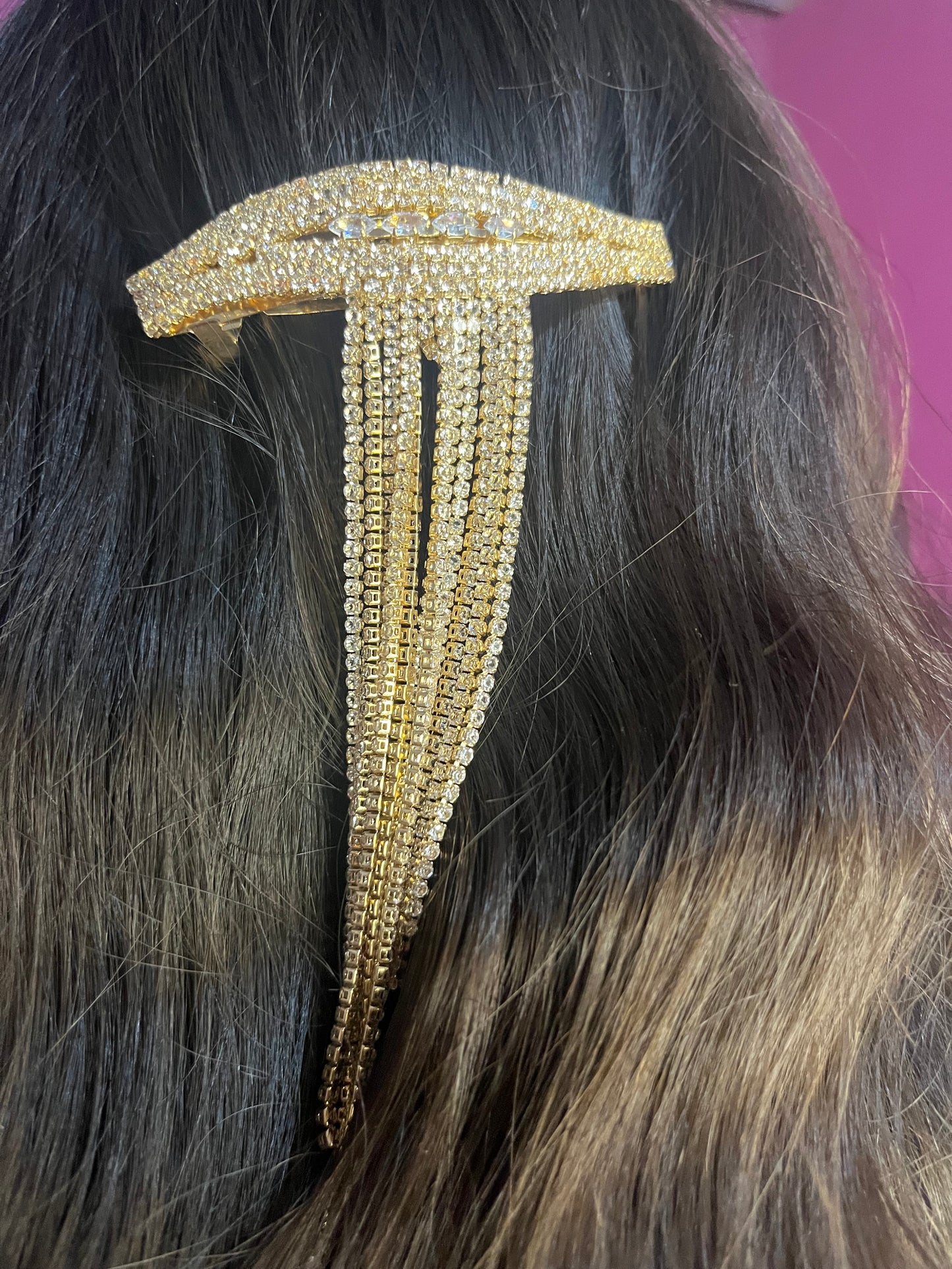 Gold Hair Claw Clip