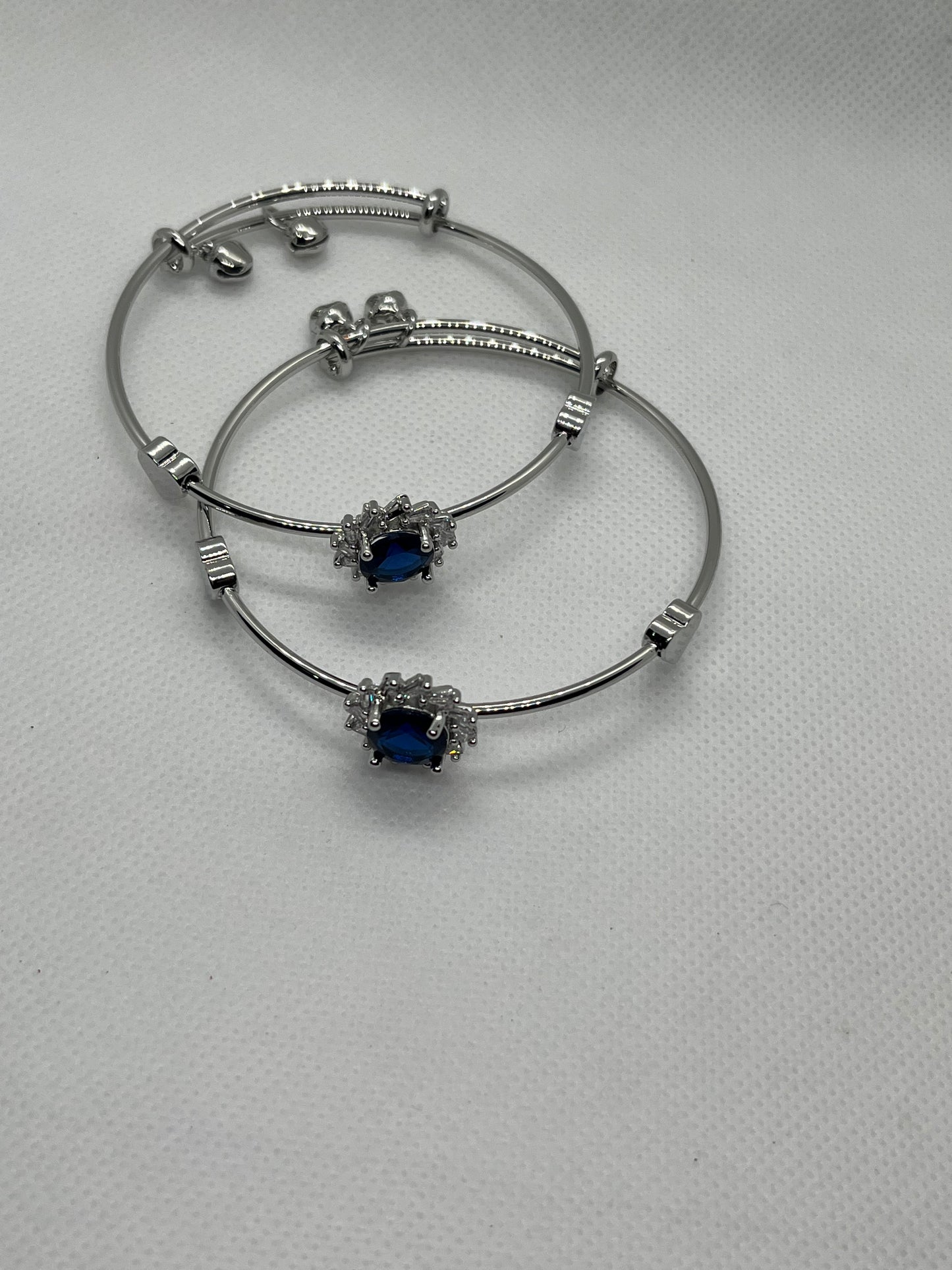 Silver Bangles Set Of Two