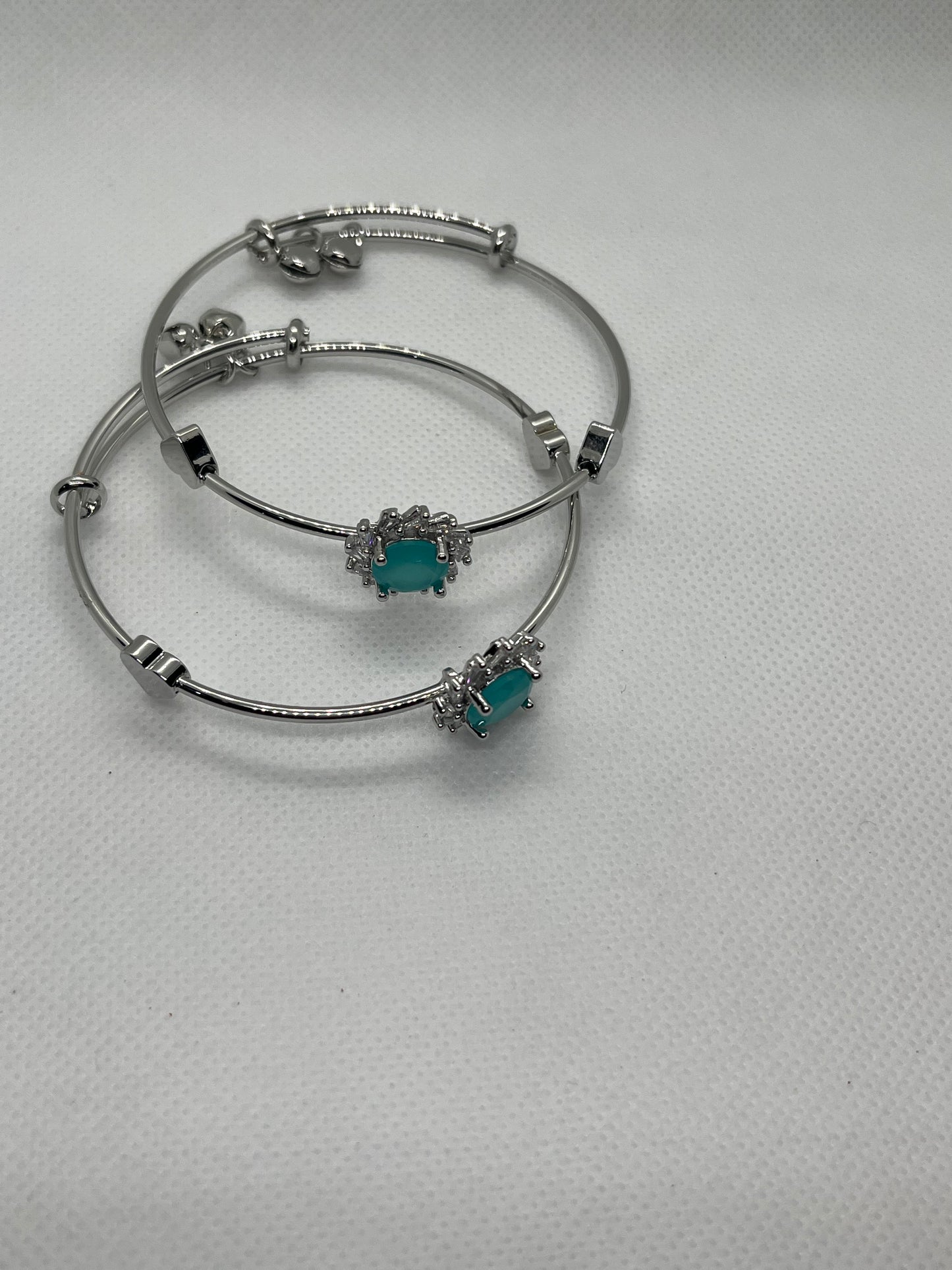 Silver Bangles Set Of Two