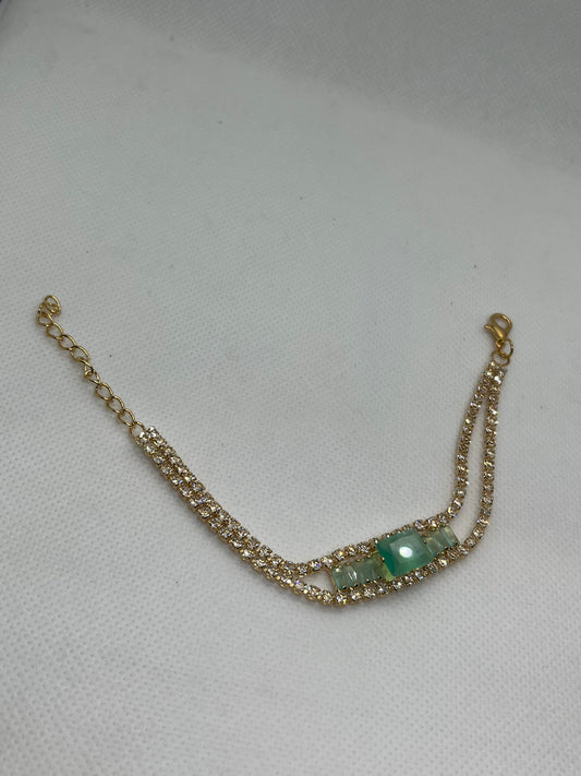 Aesthetic Green Bracelet