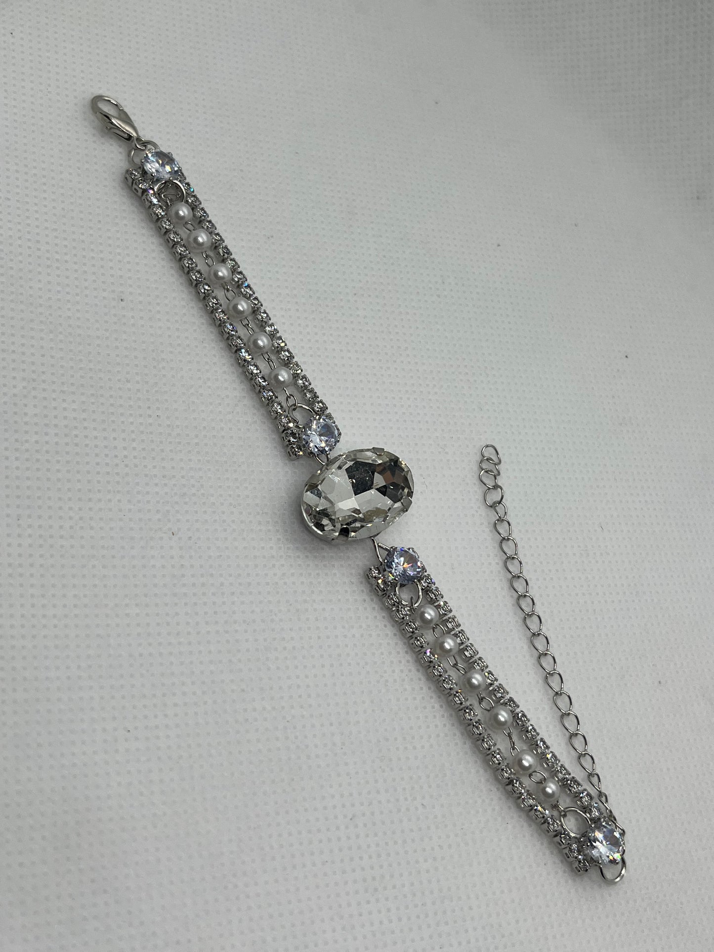 Silver diamond Bracelet
