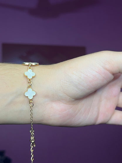 White Clover Bracelet