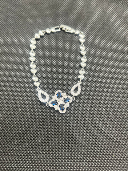 Blue  Diamond Stone Bracelet