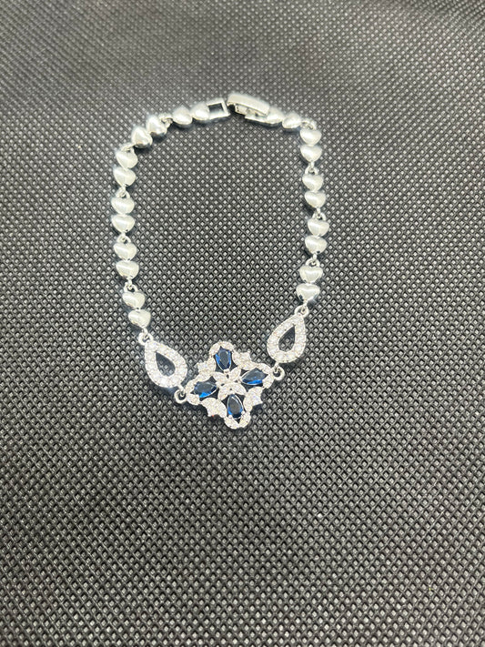 Blue  Diamond Stone Bracelet