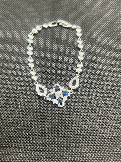 Blue  Diamond Stone Bracelet
