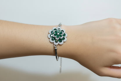 Green Hand Bracelet