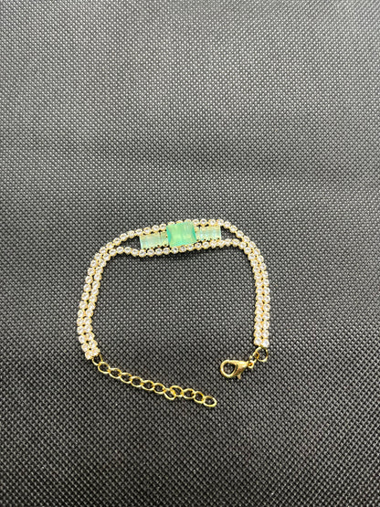 Aesthetic Green Bracelet