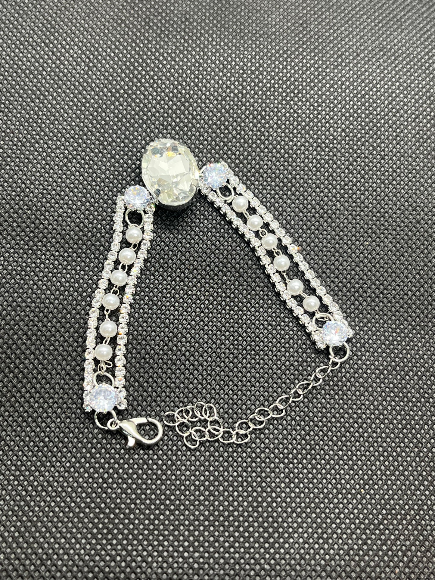 Silver diamond Bracelet