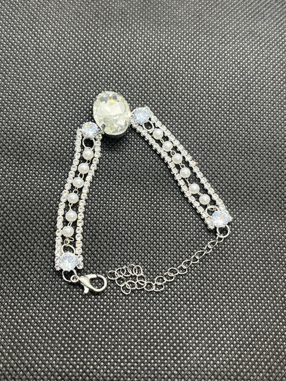 Silver diamond Bracelet