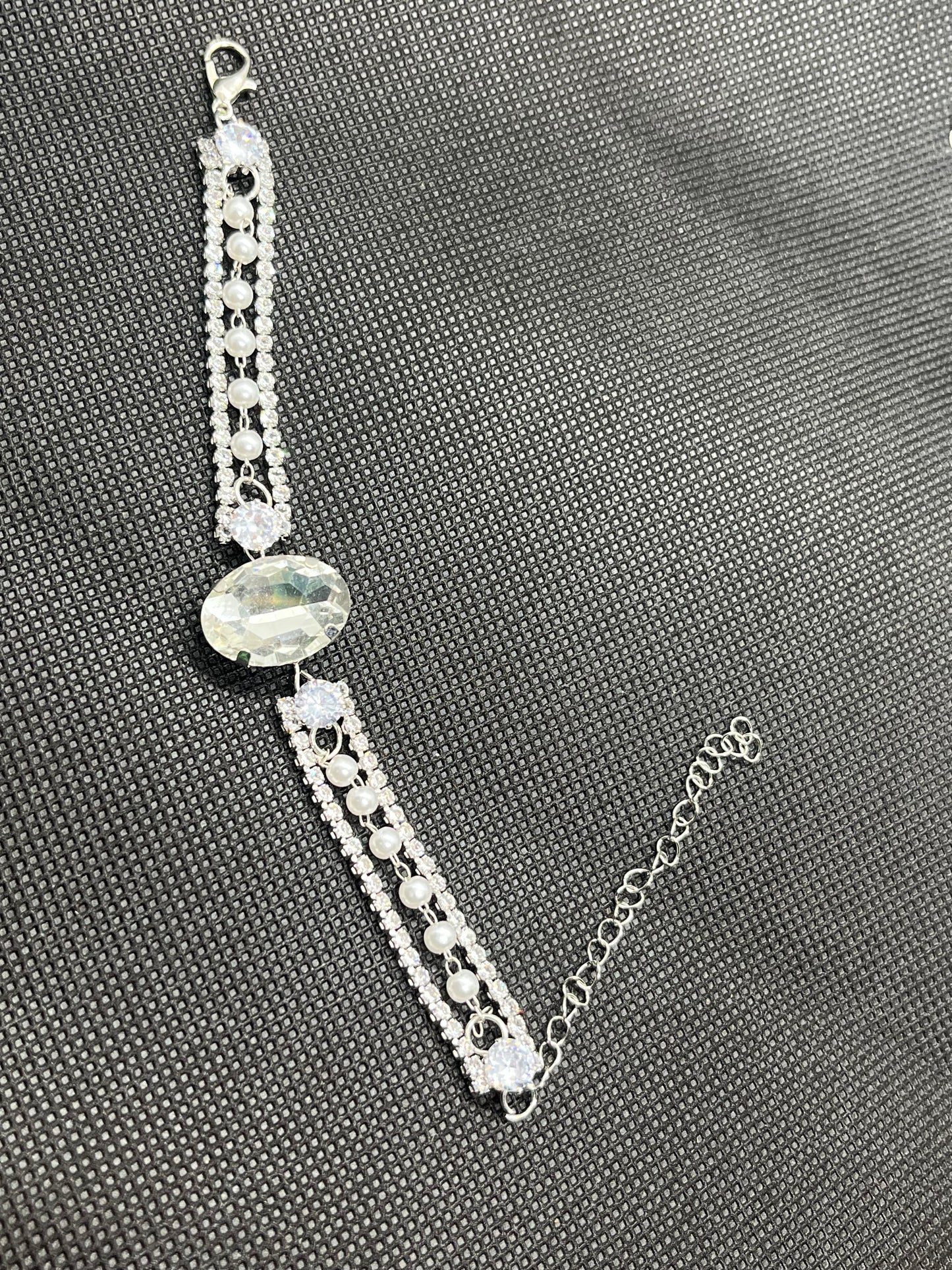 Silver diamond Bracelet