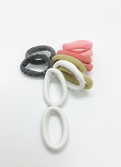 White &Black Multiple colour Hair Ponies