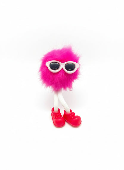 Fuzzy Trendsetter Keychain