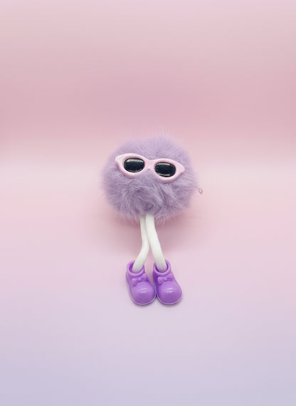 Fuzzy Trendsetter Keychain