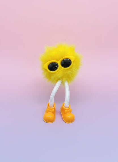 Fuzzy Trendsetter Keychain