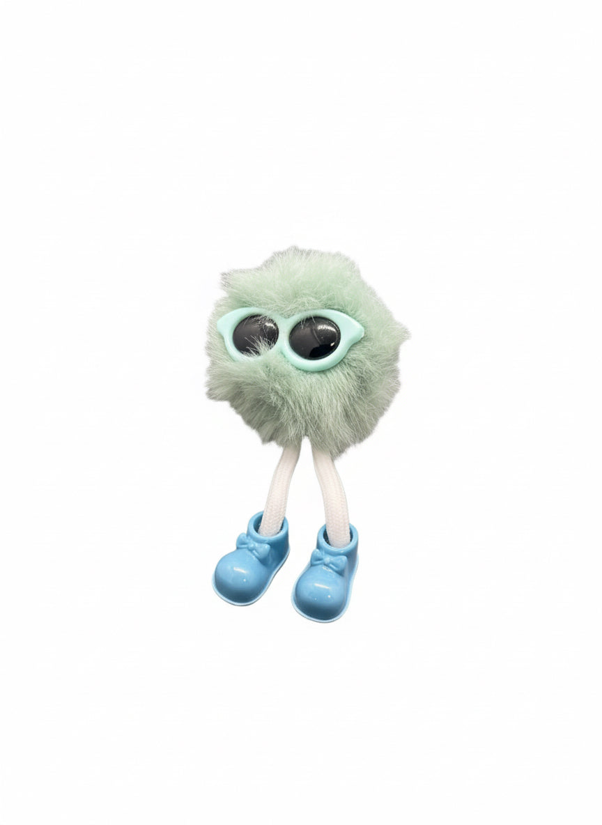 Fuzzy Trendsetter Keychain