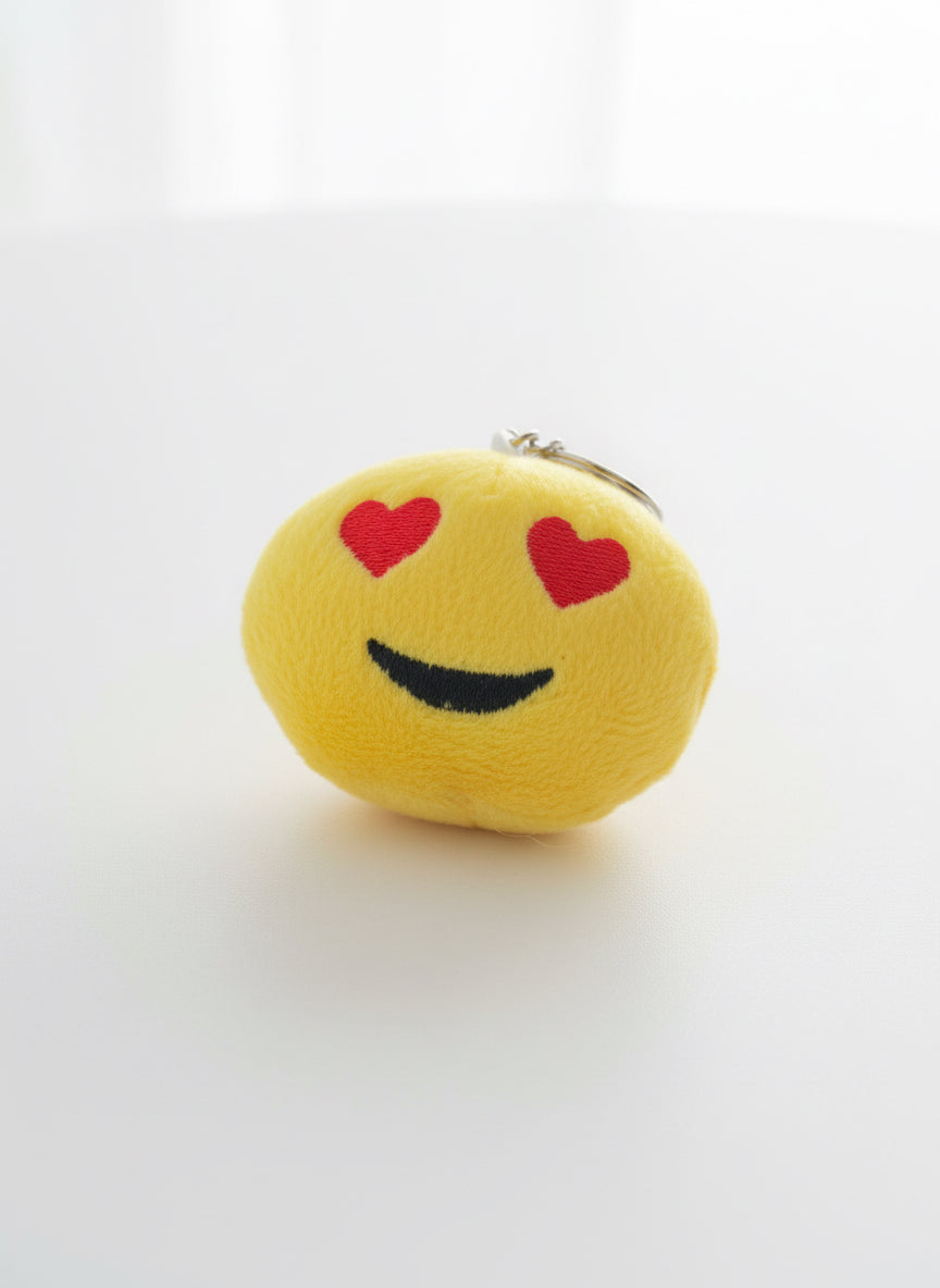 Cheeky Smiley Keychain