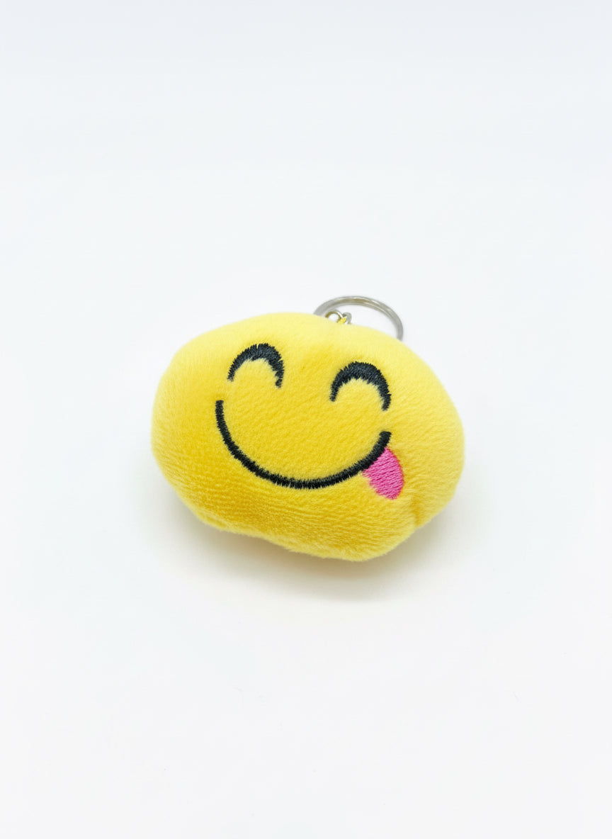 Cheeky Smiley Keychain