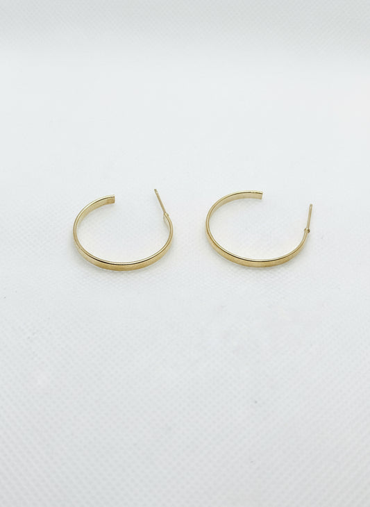 Timeless Shine Hoop Earrings